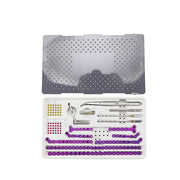 3.2mm ALPS Veterinary Titanium Instrument Set with Bone Plates and Screws - xcvet.com