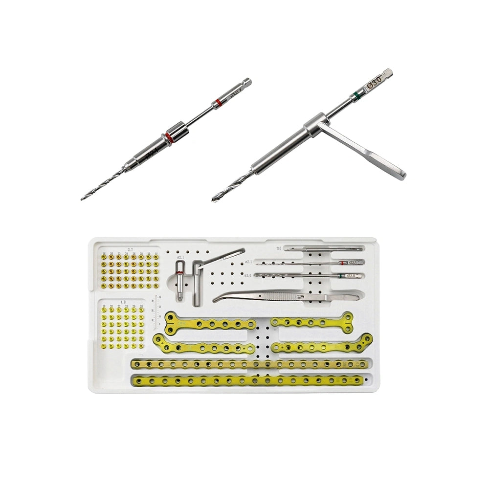 Veterinary Bone Plating System 4.0mm ALPS Advanced Locking Plate Instrument Set - xcvet.com