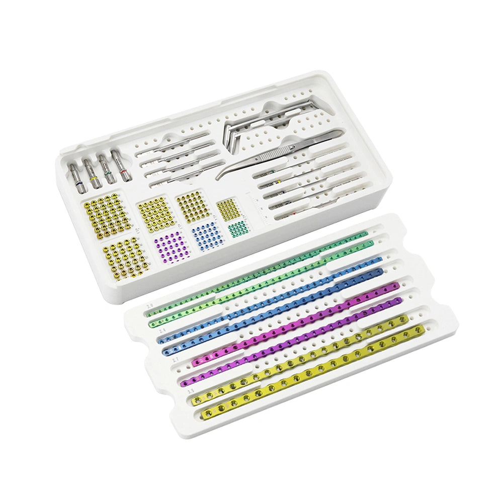 Animal Orthopedic Surgical Packs Veterinary AO Alps Plate for Bone Instrument Set - xcvet.com