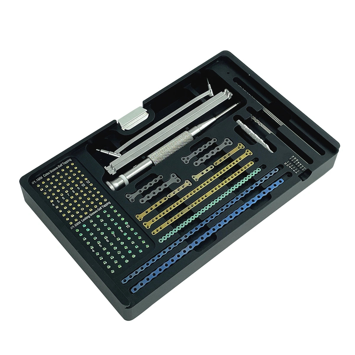 Veterinary Orthopedic Mini Instrument Kit with Full Nail Set and Aluminum Box - xcvet.com