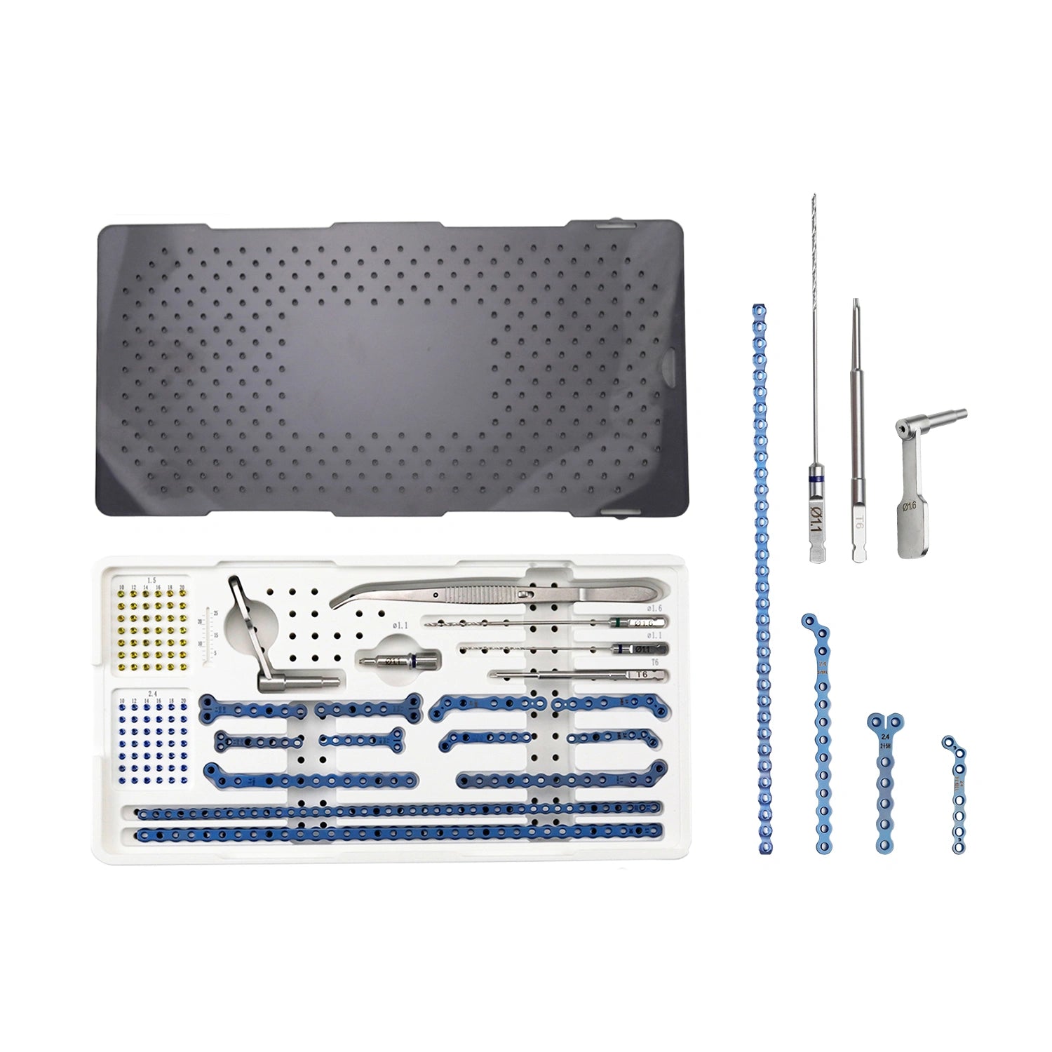 2.4mm ALPS Animal Surgery Biocompatible Orthopedic Instrument Set