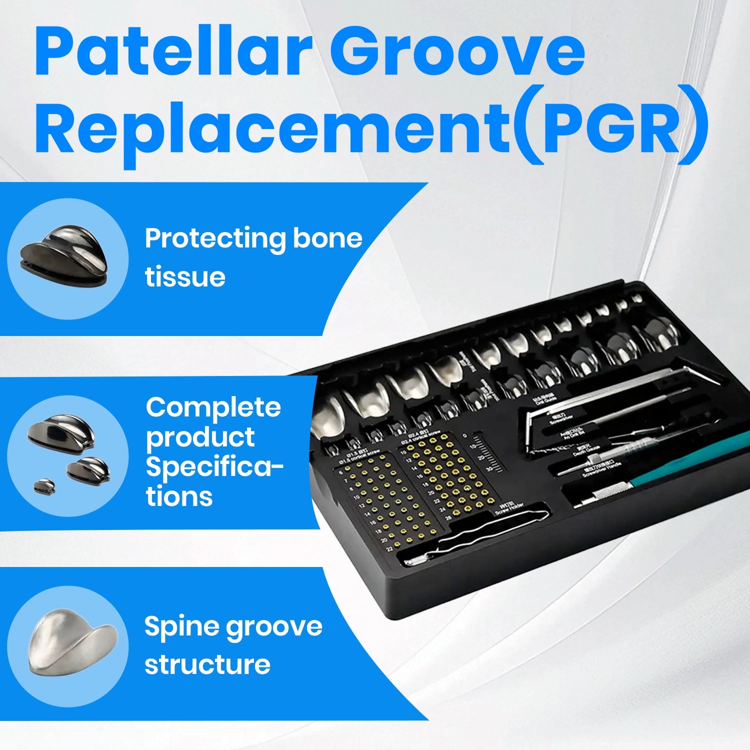 Vet Veterinary Orthopedic PGR Instrument Set for Veterinaria Orthopedic Pet Surgery - xcvet.com