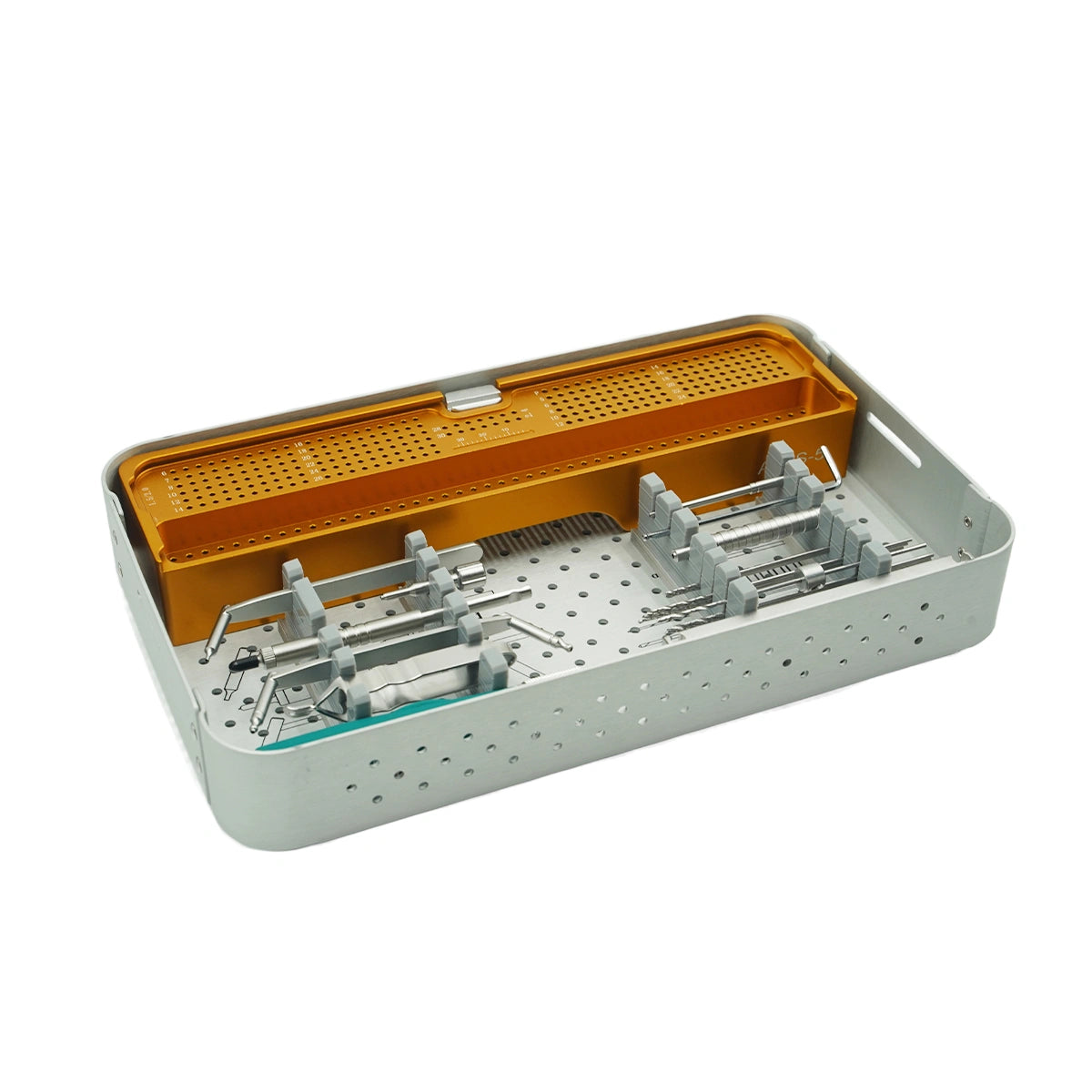 Multi-Purpose 2.4mm Veterinary Orthopedic Instrument Set with Plates and Screws - xcvet.com