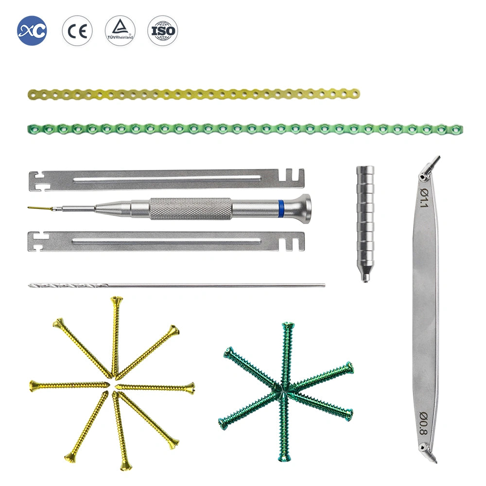 Veterinary ALPS Mini Locking Plate System With 1.6mm Stem Locking Screw - xcvet.com