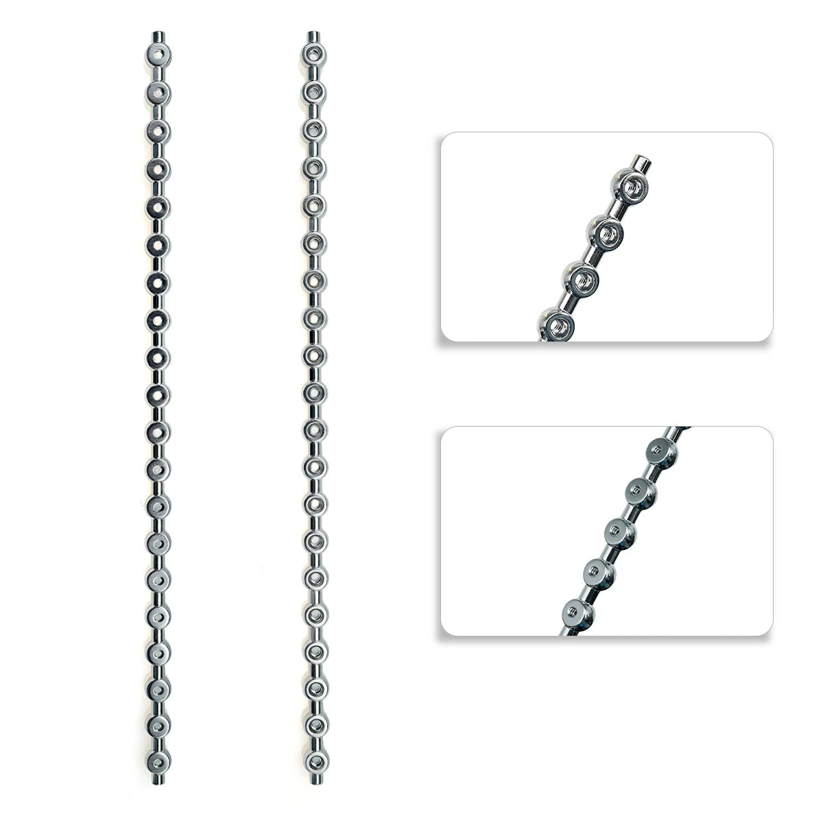 Dogs and Cats Orthopedic Implants 20 holes Stainless Steel SOP (String of Pearls) Pearl Plate - xcvet.com