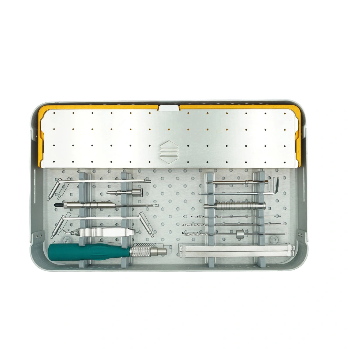 Multi-Purpose 2.4mm Veterinary Orthopedic Instrument Set with Plates and Screws - xcvet.com