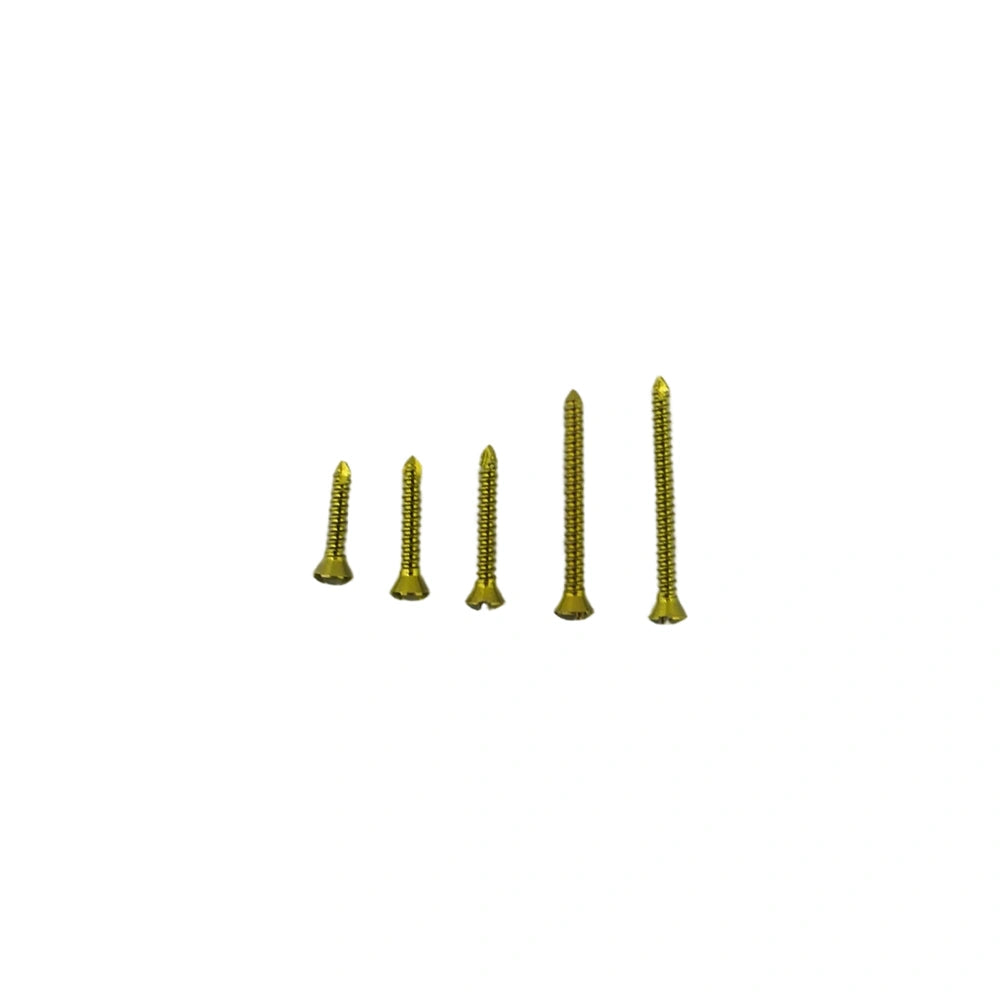 Vet 1.1mm Titanium Cortical Self-Tapping Screws for in Very Small Animals Bone Healing Plate