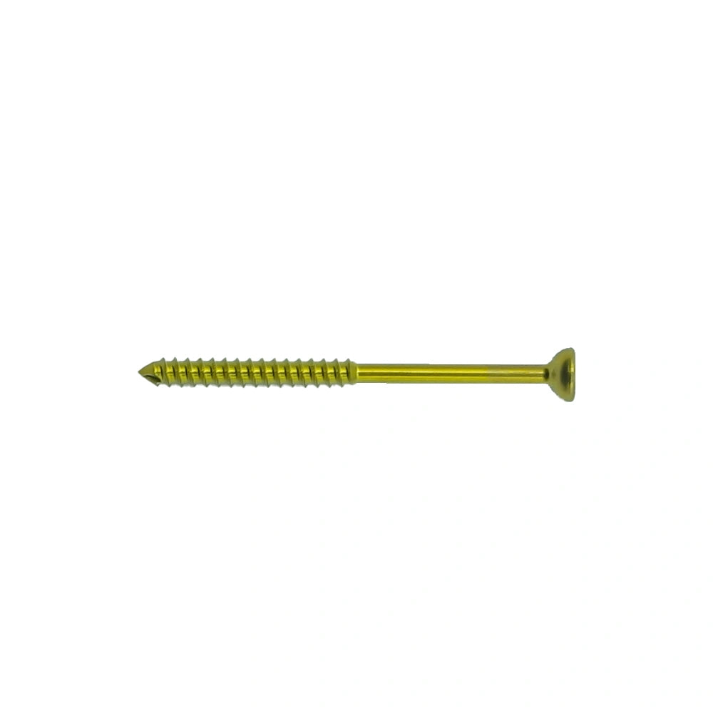 Orthopedic Veterinary φ1.5mm Partial-Thread Cancellous Titanium Screw for Veterinary Orthopedic Implants