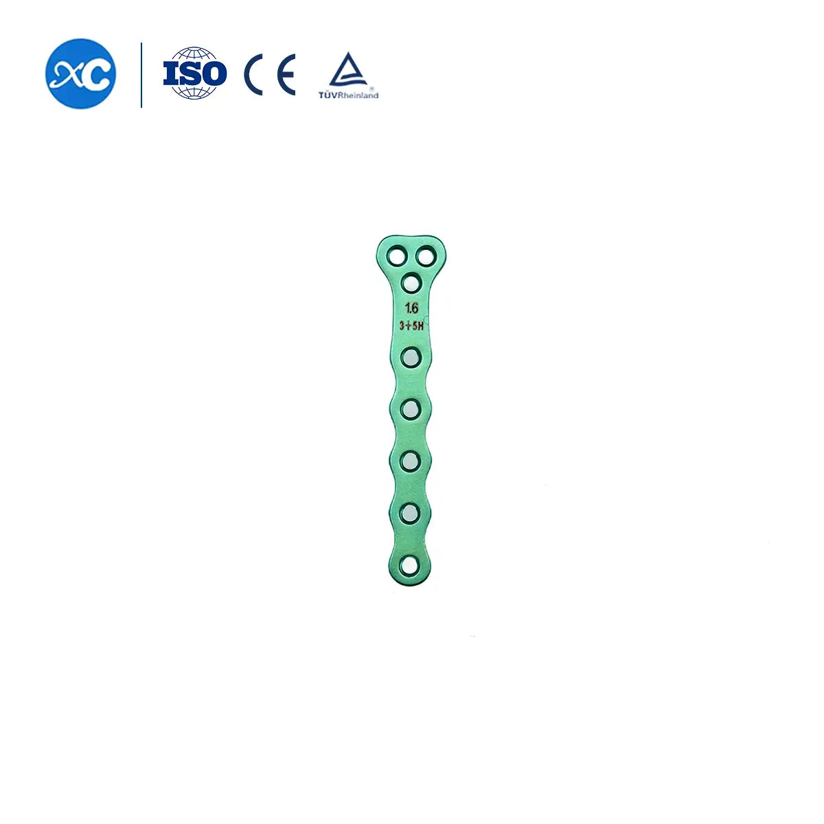1.6mm Titanium T-Type Locking Bone Plate for Very Small Animals