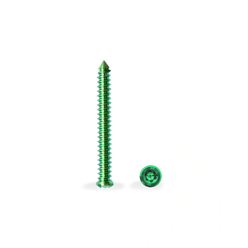 Veterinary Titanium Alloy 1.6mm Stem Locking Screw for Veterinary Orthopedic Surgery