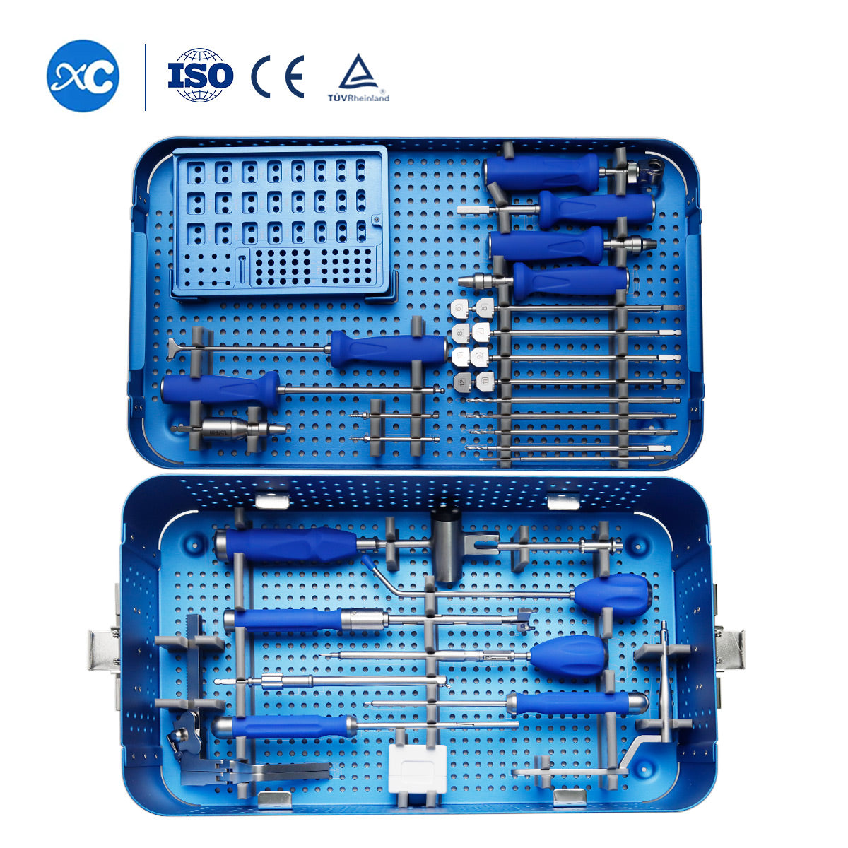Cervical Peek Cage With 2 Locking Screw Instrument Set