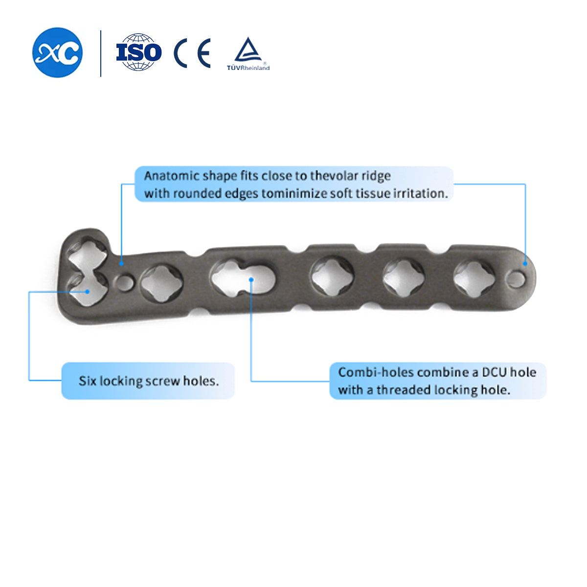Distal Radius Middle Column Locking Plate