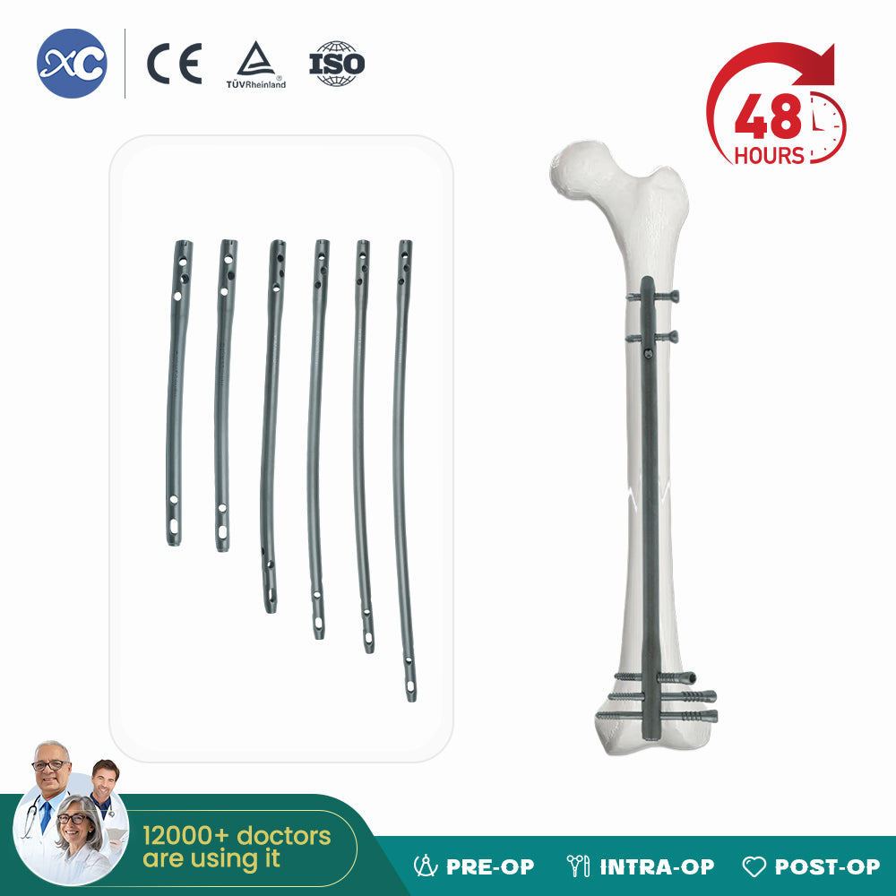 Reversed Femoral Intramedually Nail          match 4.5mm locking screw