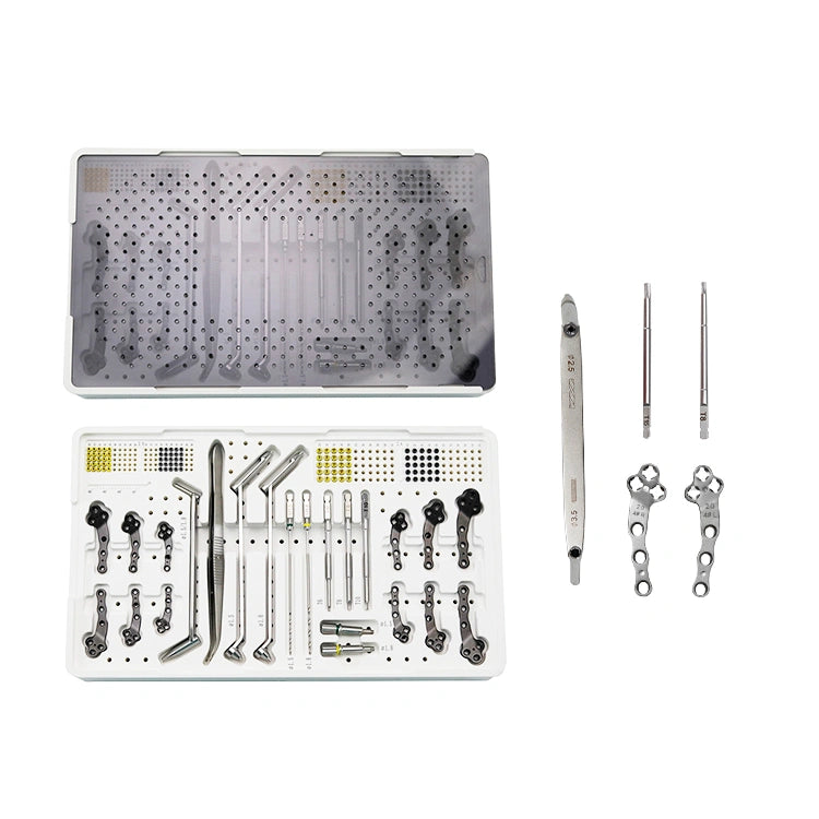 Small Animals 2.0/2.4mm Titanium TPLO Instrument Set with Multi-Axial Locking