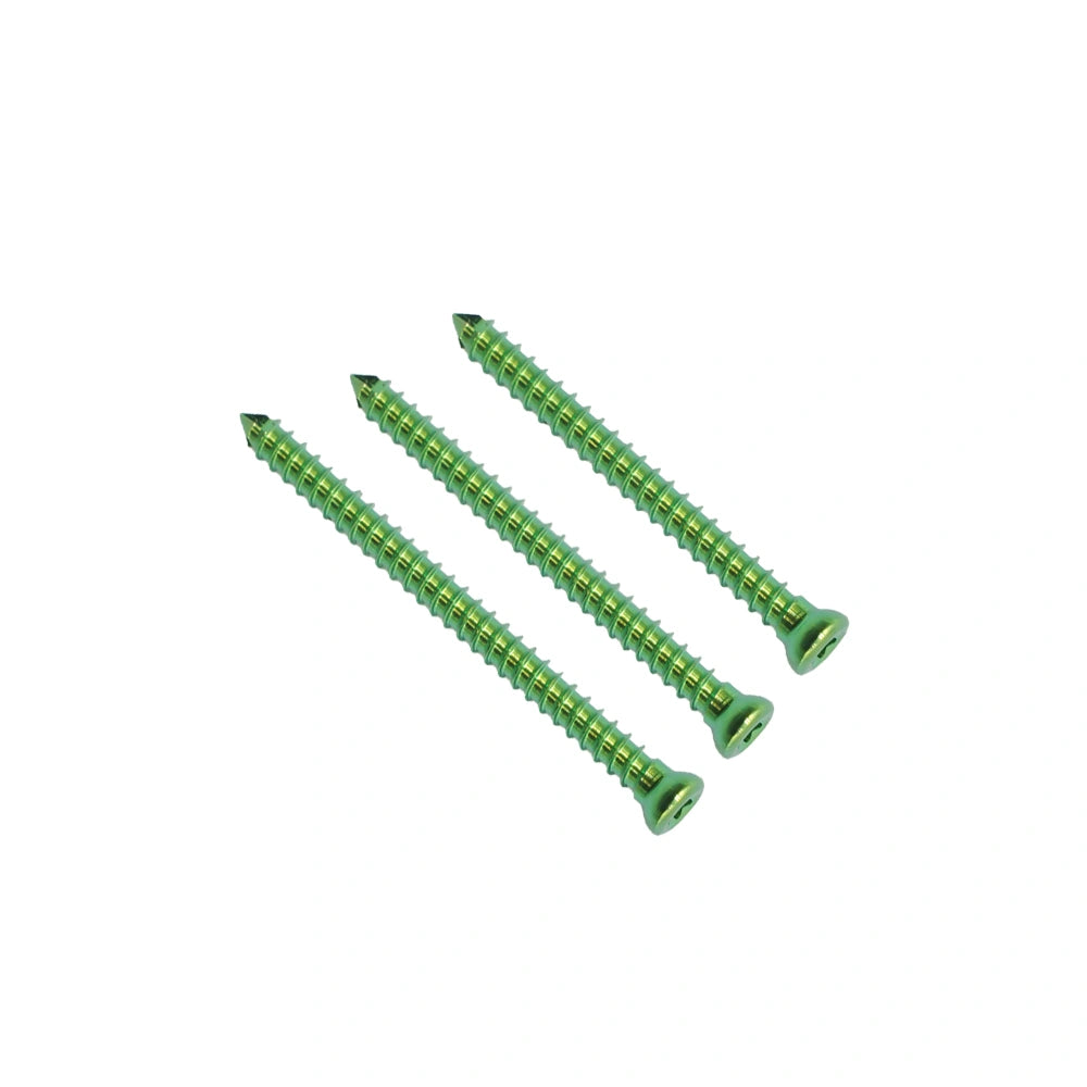 Veterinary Full-Threaded Cancellous Titanium Screw φ2.0mm for Orthopedic Use