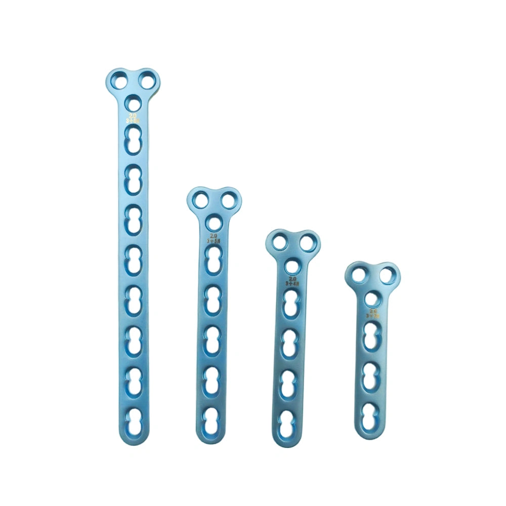 2.0mm Veterinary Implants T LCP Locking Plate with 3 Holes in the Head