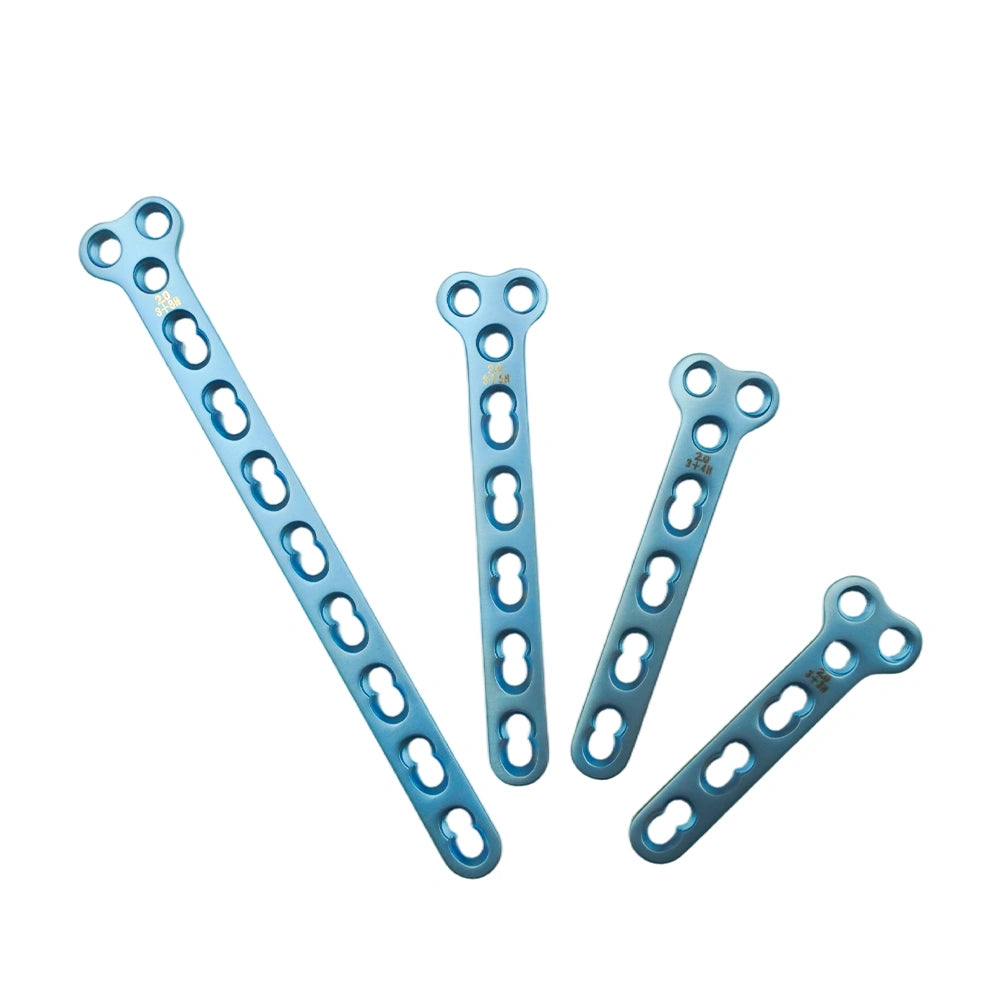 2.0mm Veterinary Implants T LCP Locking Plate with 3 Holes in the Head