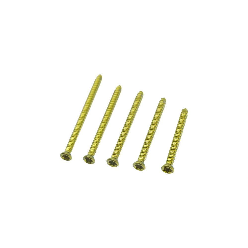 Veterinary 2.4mm Diameter Cortical Self-Tapping Screw  in 10mm 18mm and 32mm Lengths