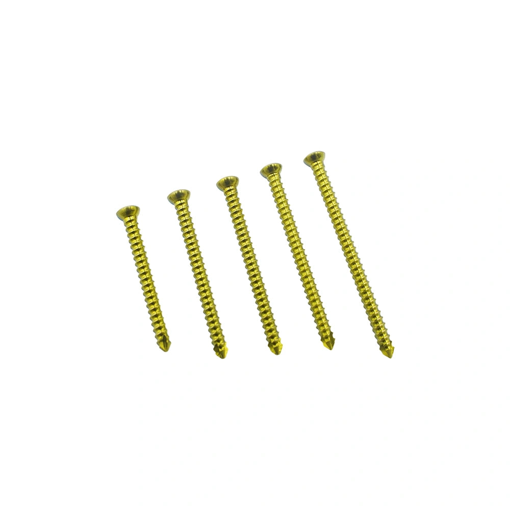 Veterinary 2.4mm Diameter Cortical Self-Tapping Screw  in 10mm 18mm and 32mm Lengths