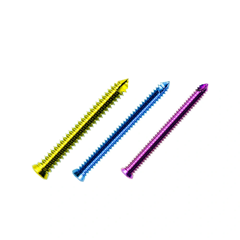 Veterinary Implants 2.4mm Stem Locking Screw for Canine Bone Fracture Fixation