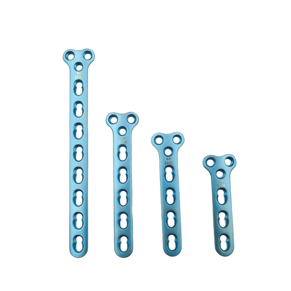 2.4mm Titanium Veterinary T LCP Locking Plate for AO HC 2.4mm Screw System