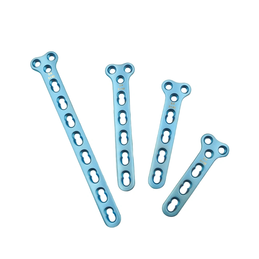 2.4mm Titanium Veterinary T LCP Locking Plate for AO HC 2.4mm Screw System