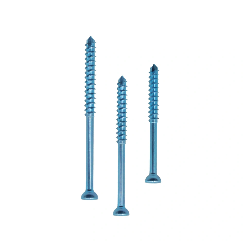 Vet φ2.5mm Partial-Thread Cancellous Titanium Screw for Veterinary Orthopedic Implants