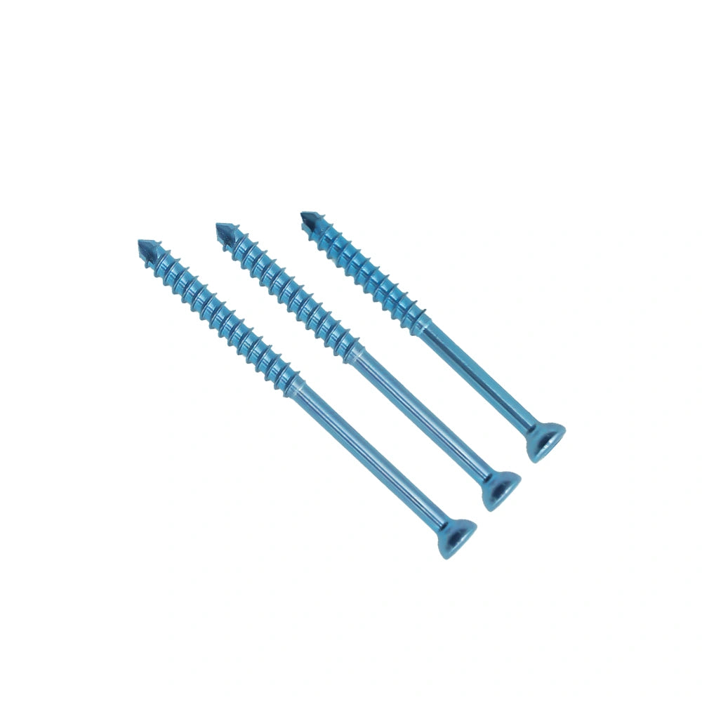 Vet φ2.5mm Partial-Thread Cancellous Titanium Screw for Veterinary Orthopedic Implants