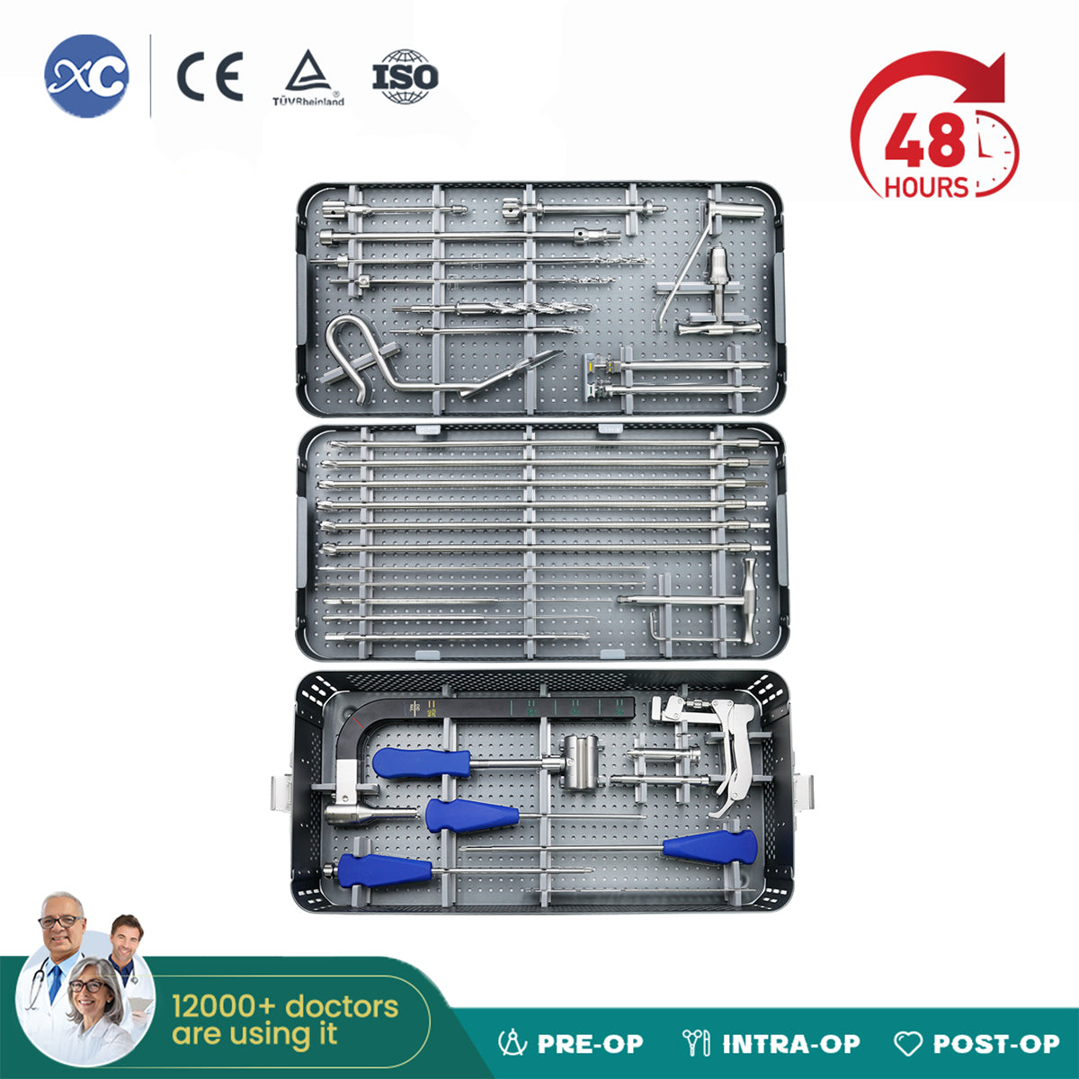 Hindfoot Fusion Ankle Nail Instrument Set