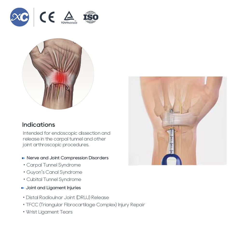 Disposable Arthroscopic Surgical Knife Auxiliary Instruments