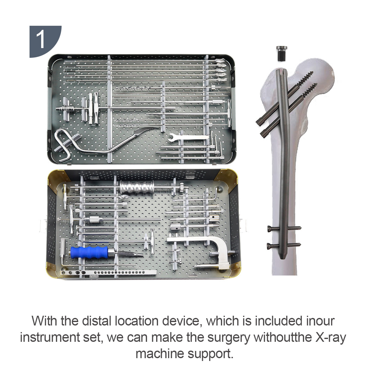 Reversed Femoral & Gama Intramedullary Nail Instrument Set