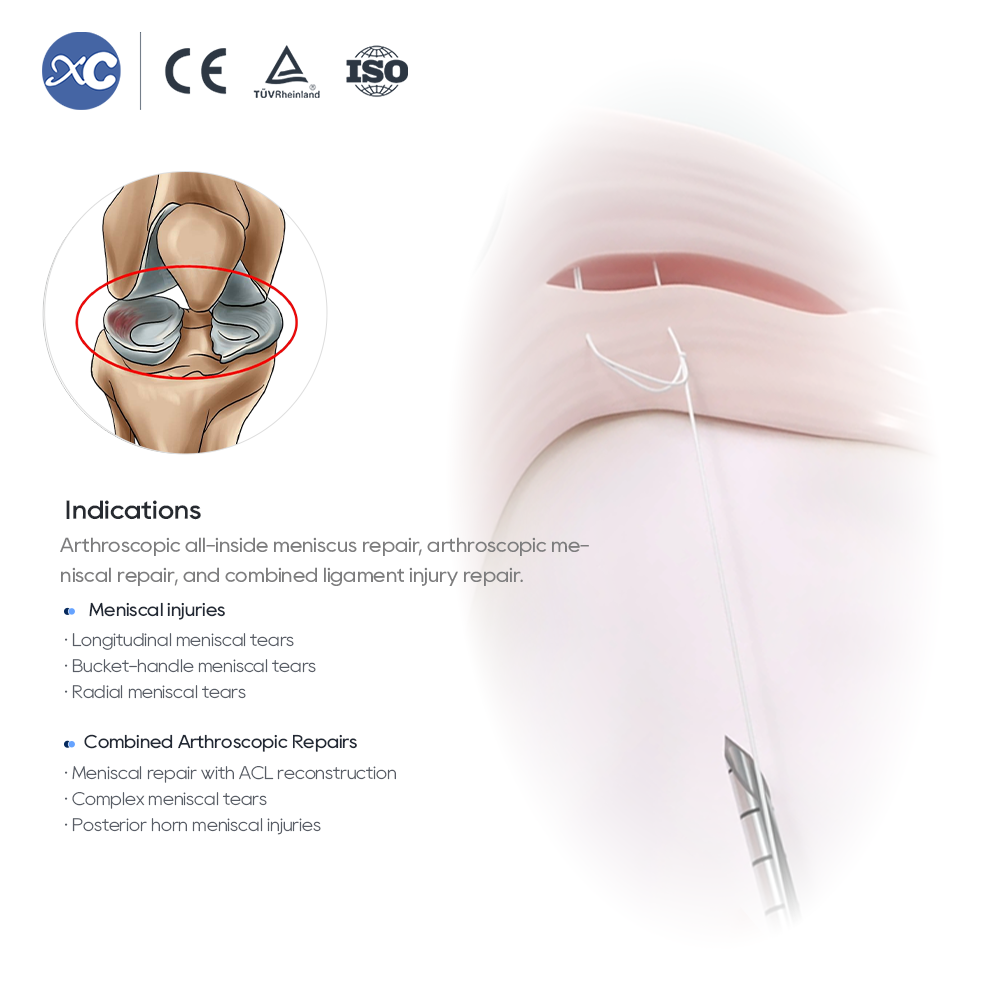Meniscal Suture Device - Handheld (15°)