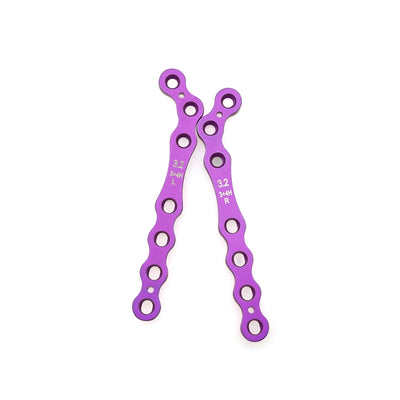 Veterinary L-Type Locking Plate (3.2 mm) for Canine Orthopedic Fracture Fixation and Reconstruction