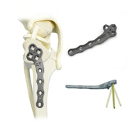 Large Breed Canine 3.5mm Titanium Multi-Axial TPLO Plate for CCL Repair - xcvet.com