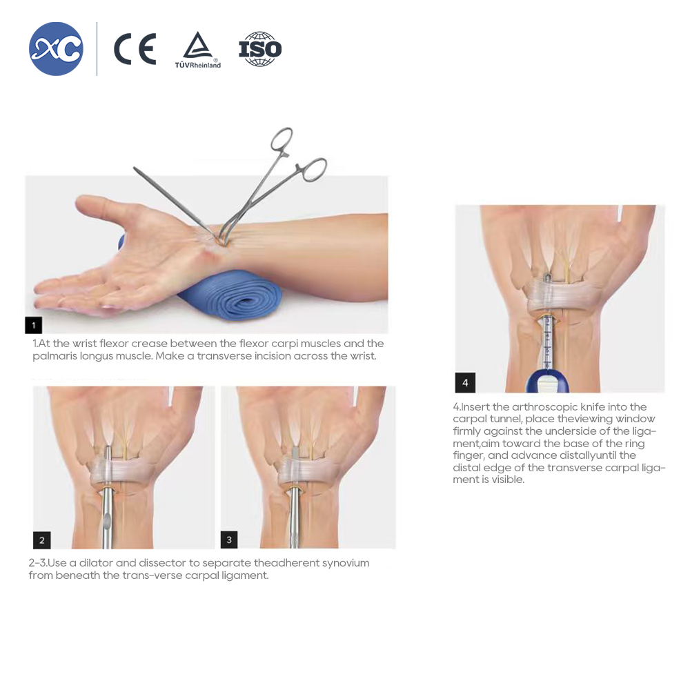 Disposable Arthroscopic Surgical Knife Auxiliary Instruments