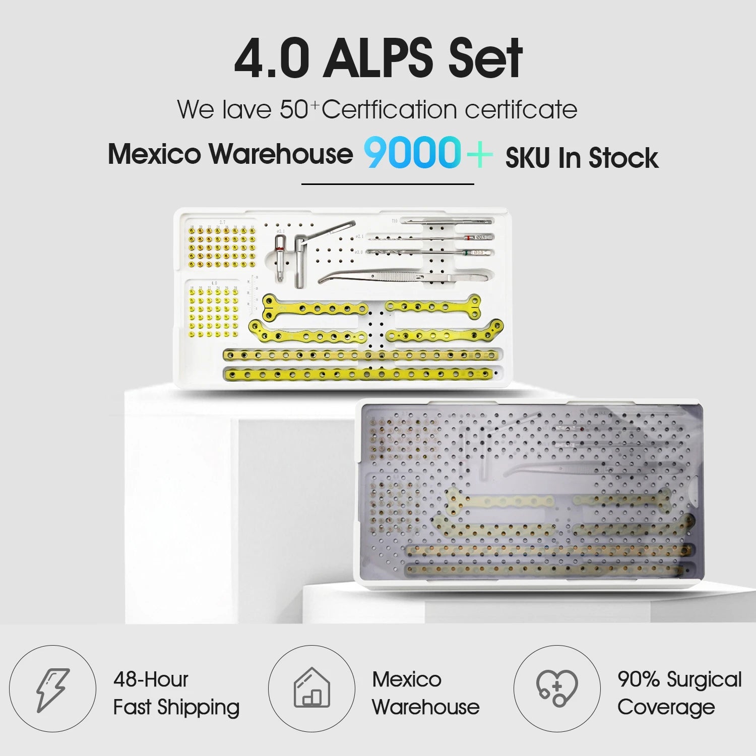 4.0mm ALPS Advanced Locking Plate Instrument Set Veterinary Bone Plating System
