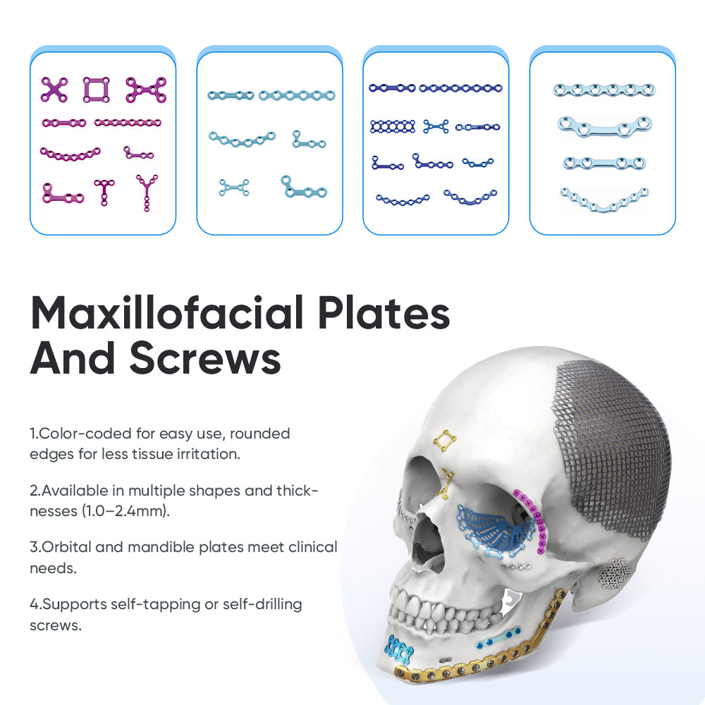 2.0mm Locking Plates (Thickness:0.8mm)