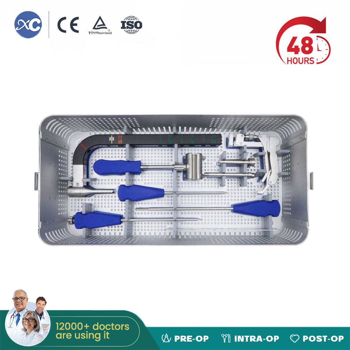 Hindfoot Fusion Ankle Nail Instrument Set