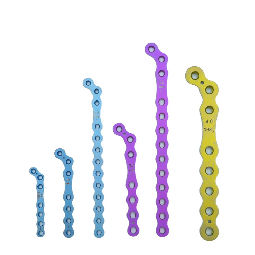 Veterinary L-Shape Locking Plate 4.0 mm for Titanium Orthopedic Screw System