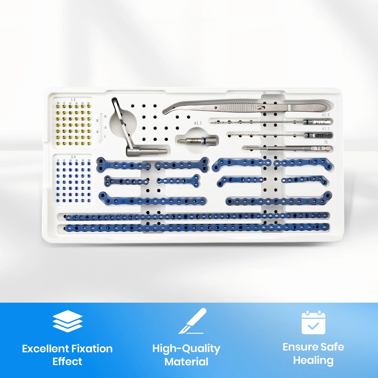 2.4mm ALPS Animal Surgery Biocompatible Orthopedic Instrument Set