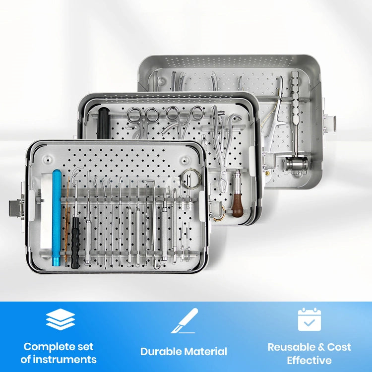Veterinary Trauma Surgery Basic Set  Student Starter Set Premium Stainless Steel