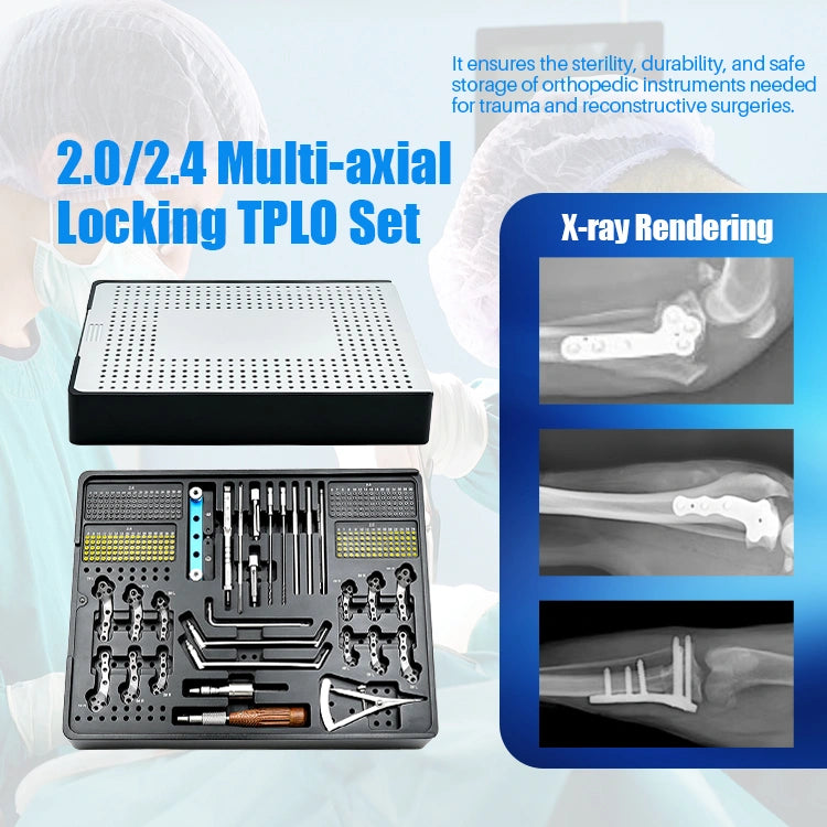 Veterinary 2.0/2.4mm Multi-Axial Surgical Kit for Small Animal Orthopedic Surgery