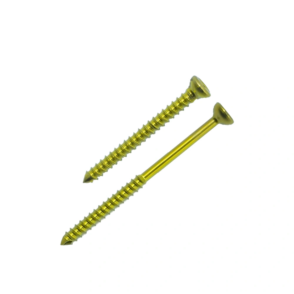 1.5mm Veterinary Cancellous Bone Screws Available in Full-Thread Designs for Orthopedic Implants