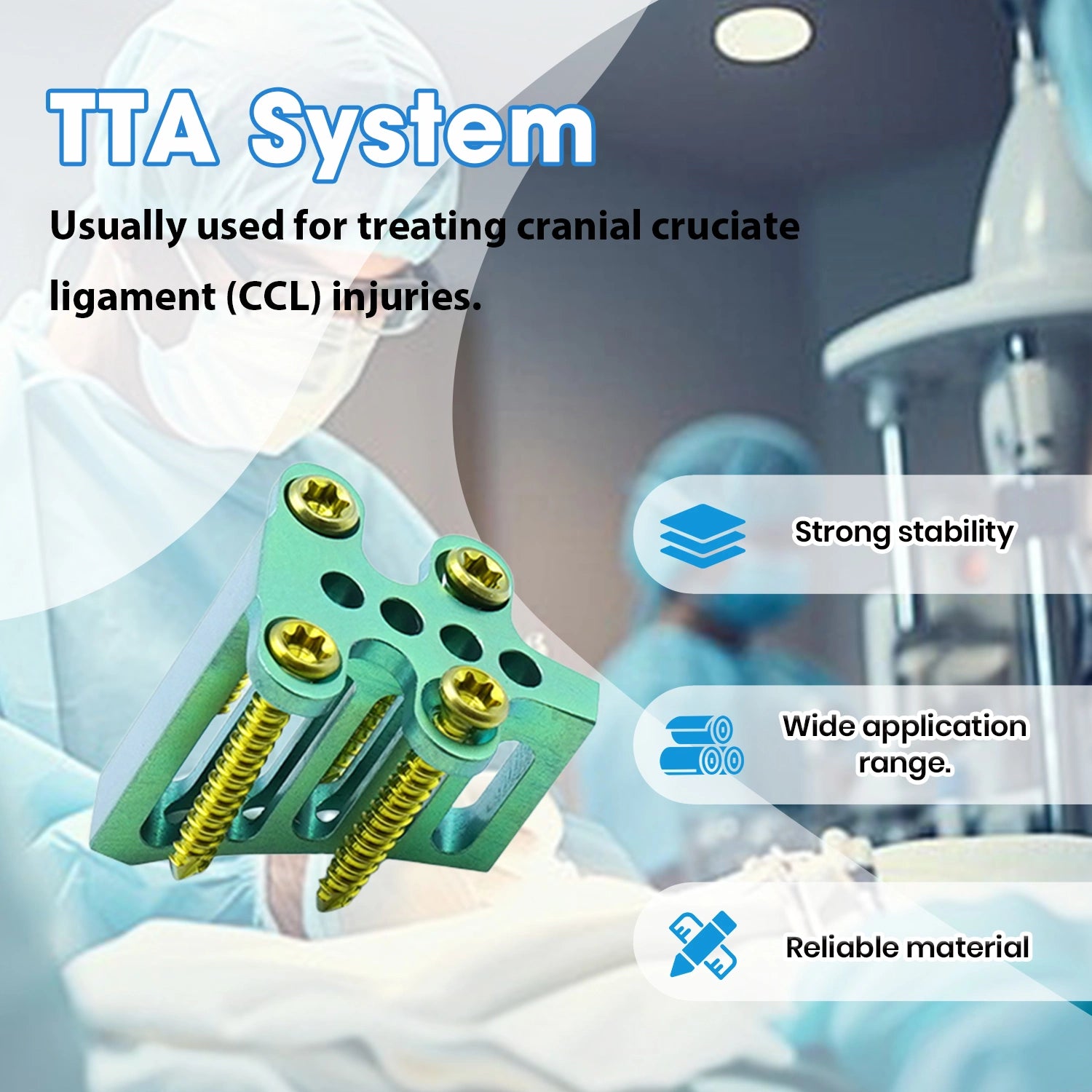 Titanium TTA Cage Implant for Small Animal ACL Repair – Precision CNC Machining - xcvet.com
