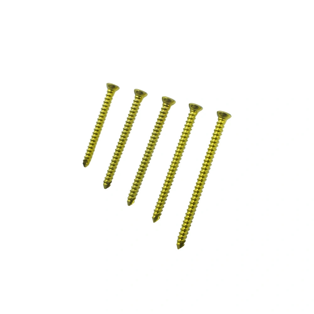 Veterinary 2.4mm Diameter Cortical Self-Tapping Screw  in 10mm 18mm and 32mm Lengths
