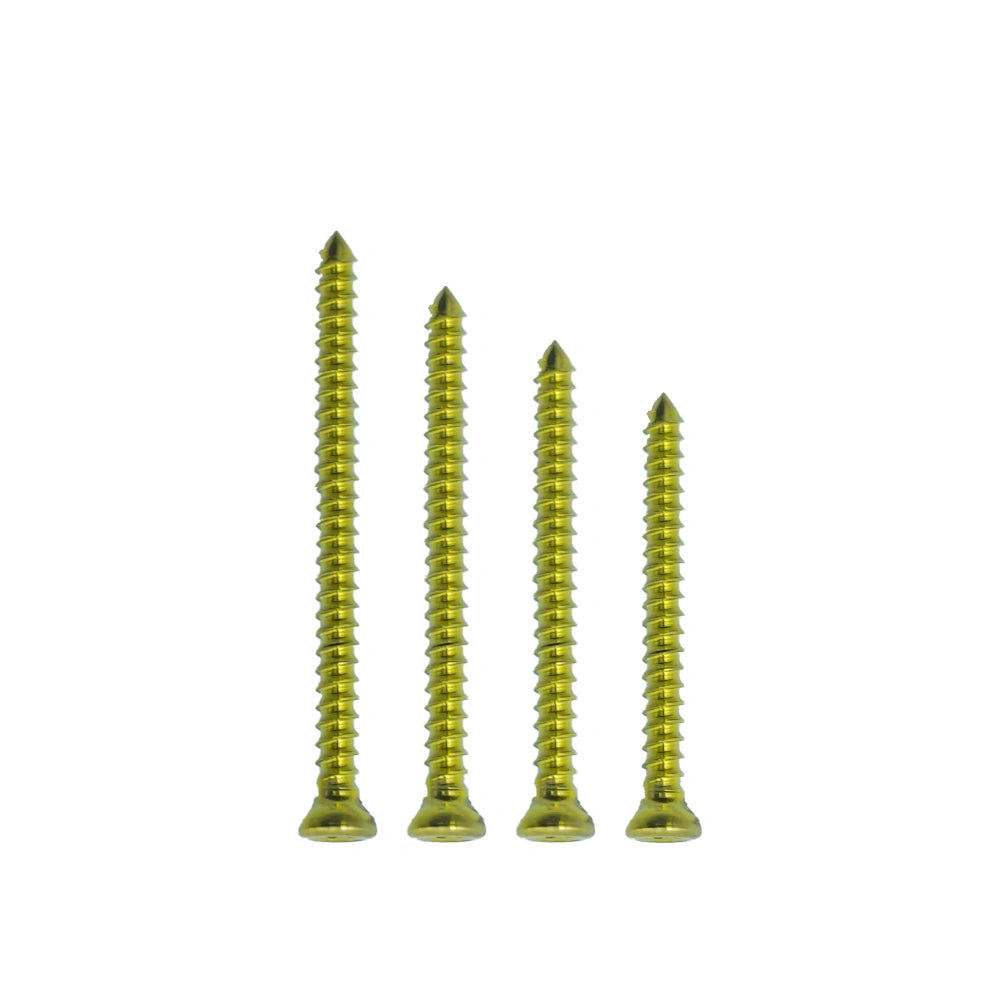 1.5mm Veterinary Cancellous Bone Screws Available in Full-Thread Designs for Orthopedic Implants