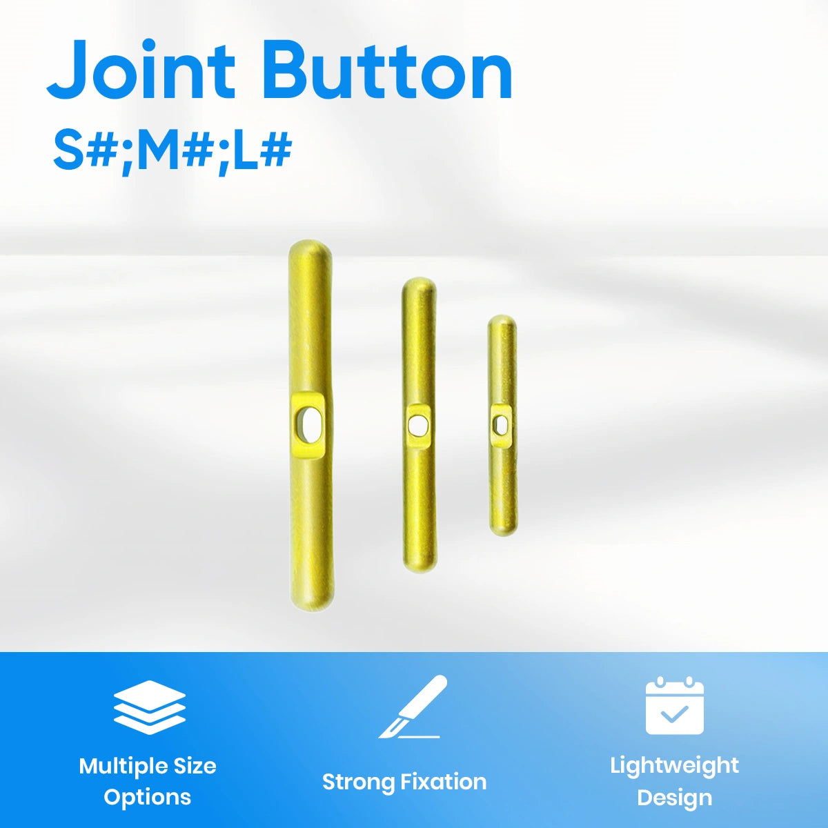 Joint Bone Button for Animal Orthopedic & Sports Medicine Surgery