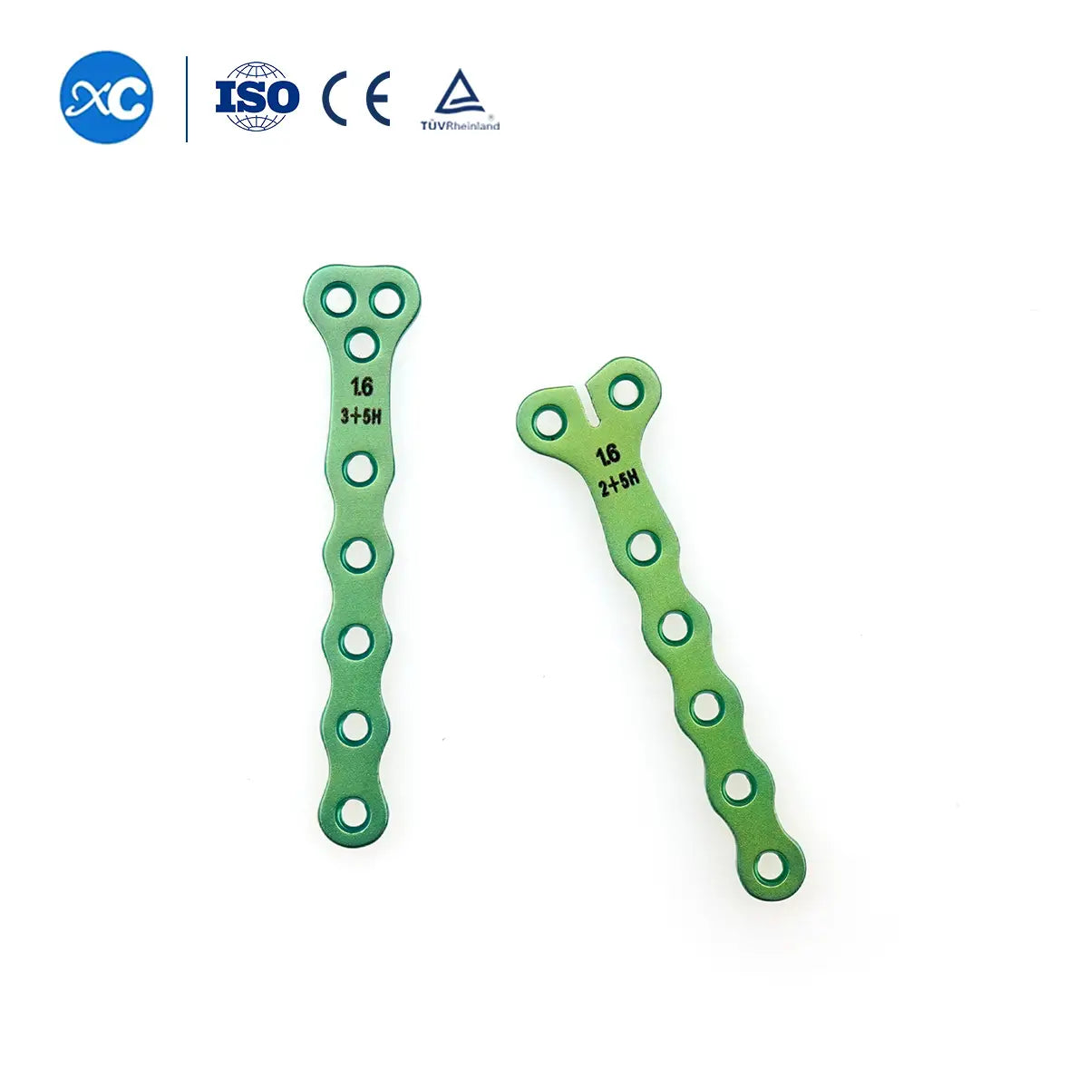 1.6mm Titanium T-Type Locking Bone Plate for Very Small Animals