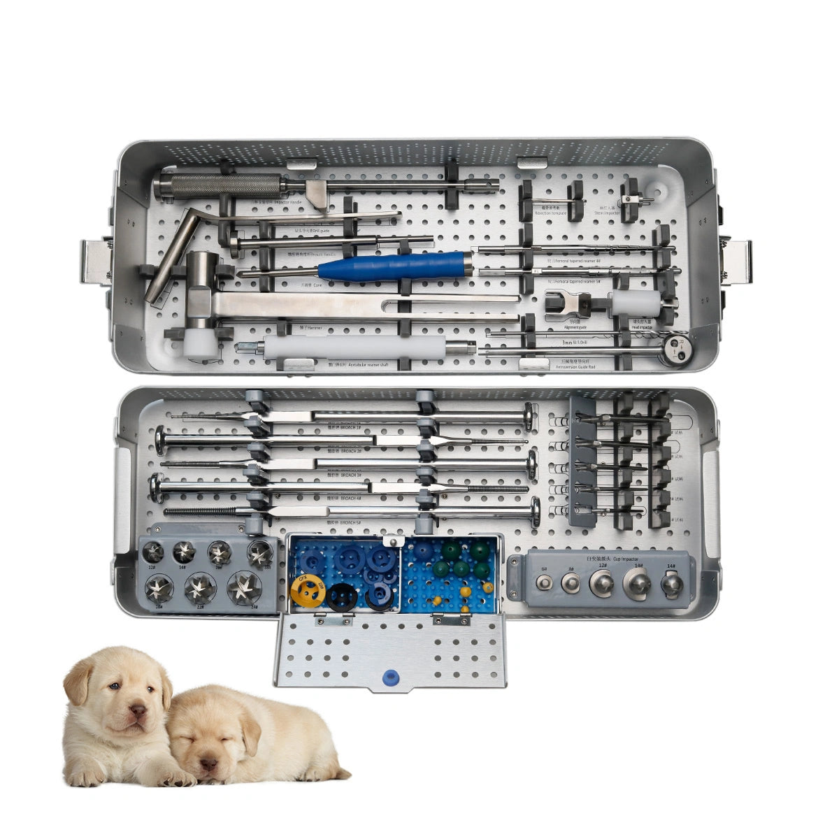 Small Animal THR Surgical A-Type Total Hip System Instrument For 1#～5# Stem