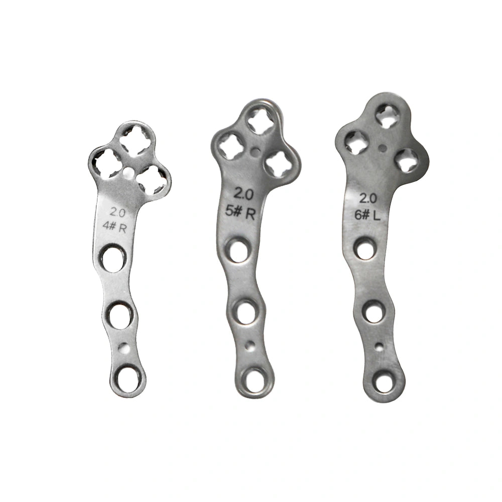 2.0mm Series Titanium Multi-axial Locking TPLO Plate for Tibial Plateau Leveling Osteotomy